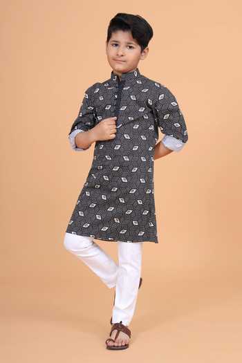 Raghavendra Rathore Blue Short Printed Tunic 