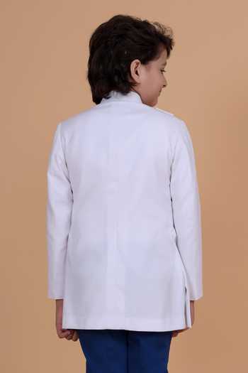 Raghavendra Rathore Blue The Angular Front Achkan 