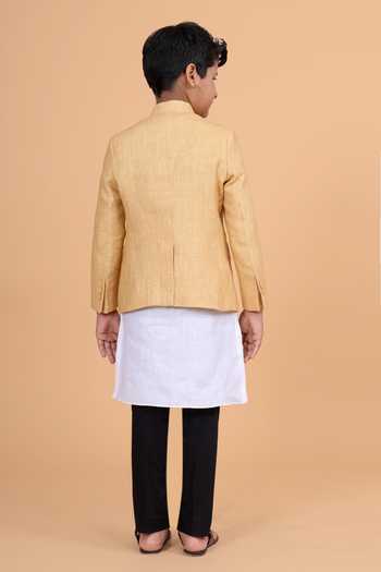 Raghavendra Rathore Blue The Irregular Embroidered Bandhgala 