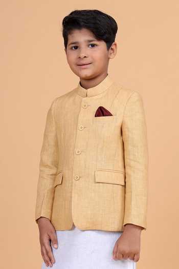 Raghavendra Rathore Blue The Irregular Embroidered Bandhgala