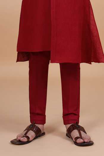 Buy Raghavendra Rathore Blue Red Cotton Tapered Pant Online at Aza Fashions Buy_Raghavendra Rathore Blue_Red Cotton Tapered Pant _Online_at_Aza_Fashions