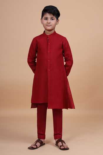 Raghavendra Rathore Blue Cotton Tapered Pant 