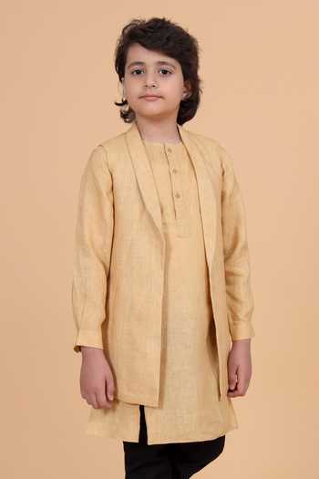 Raghavendra Rathore Blue The Lapel Long Waistcoat 