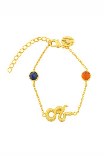 Totapari Gold Plated Corbett Cobra Bracelet Online at Aza Fashions Totapari_Gold Plated Corbett Cobra Bracelet _Online_at_Aza_Fashions