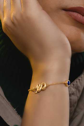 Totapari Gold Plated Corbett Cobra Bracelet at Aza Fashions Totapari_Gold Plated Corbett Cobra Bracelet _at_Aza_Fashions