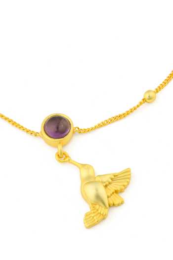 Buy Totapari Gold Plated Green Bee Eater Bird Bracelet Online at Aza Fashions Buy_Totapari_Gold Plated Green Bee Eater Bird Bracelet _Online_at_Aza_Fashions