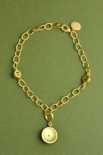 Buy Totapari Gold Plated Tiger Stripes Charm Corbett Bracelet Online at Aza Fashions Buy_Totapari_Gold Plated Tiger Stripes Charm Corbett Bracelet _Online_at_Aza_Fashions