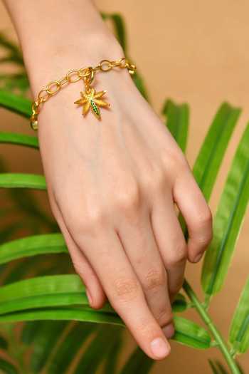 Totapari Cannabis Charm Corbett Bracelet 