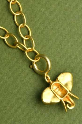 Shop Totapari Gold Plated Elephant Charm Corbett Bracelet Online at Aza Fashions Shop_Totapari_Gold Plated Elephant Charm Corbett Bracelet _Online_at_Aza_Fashions