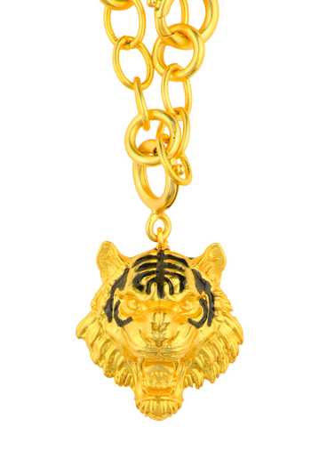 Buy Totapari Gold Plated Tiger Charm Corbett Bracelet Online at Aza Fashions Buy_Totapari_Gold Plated Tiger Charm Corbett Bracelet _Online_at_Aza_Fashions