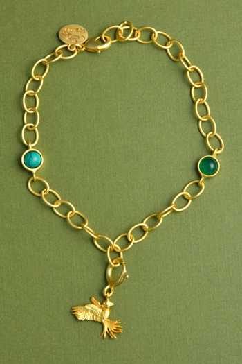 Totapari Parrot Charm Corbett Bracelet 