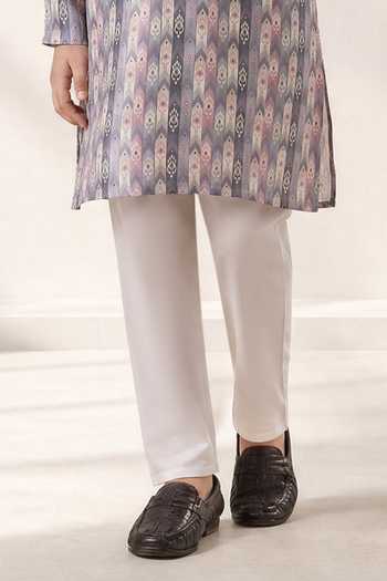 Eleven Brothers Pink Silk Printed Kurta And Pant Set Online at Aza Fashions Eleven Brothers_Pink Silk Printed Kurta And Pant Set _Online_at_Aza_Fashions