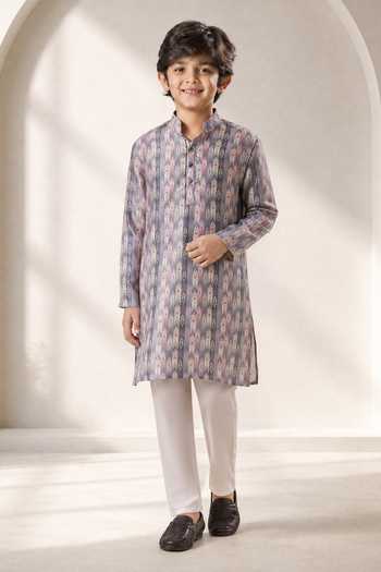 Eleven Brothers Printed Kurta & Pant Set 