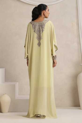Wazir C Afsana Yoke Embroidered Kaftan 