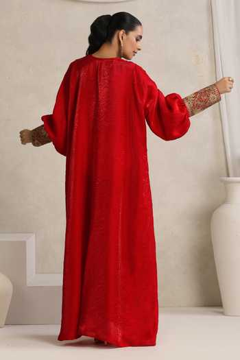 Wazir C Afsana Kashmiri Tilla Work Kaftan 