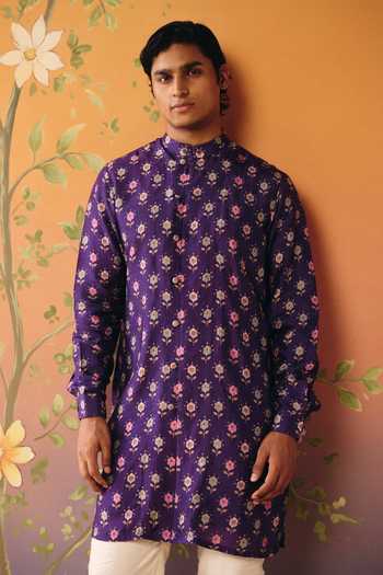 Drishti & Zahabia Saanjh Printed Kurta Set 