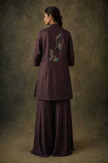 Vrinda Soni Wisp Embroidered Kurta & Pant Set 