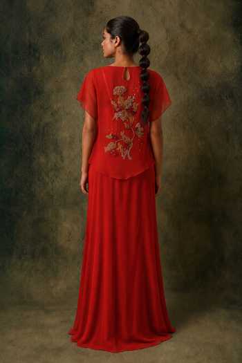 Vrinda Soni Reverie Draped Skirt Set 