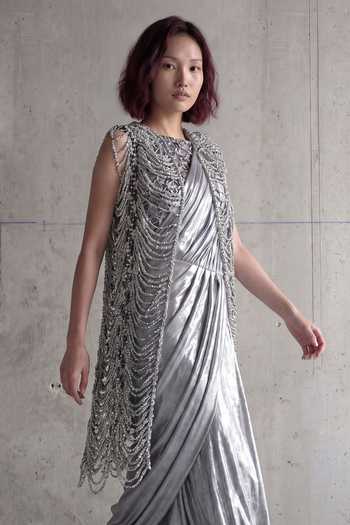 Devina Juneja Soleil Dori Embroidered Jacket 
