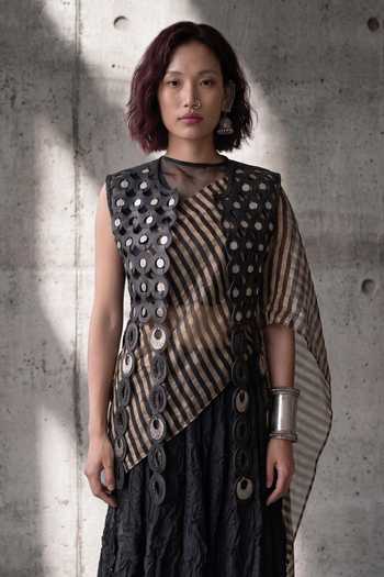 Devina Juneja Coin Embellished Jacket 