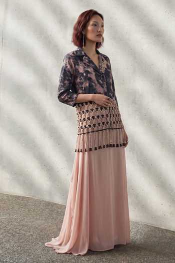 Devina Juneja Iris Printed Blazer 