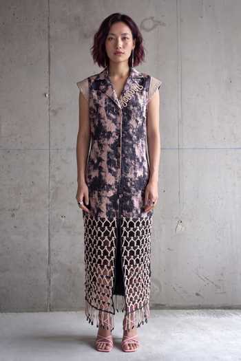 Devina Juneja Iris Printed Maxi Dress 