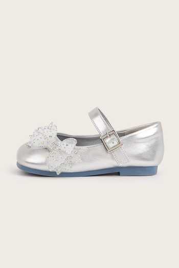Ninobello Silver Ice Sparkle Bellies Online at Aza Fashions Ninobello_Silver Ice Sparkle Bellies _Online_at_Aza_Fashions