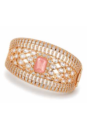 Tussya Kundan Studded Bangle 