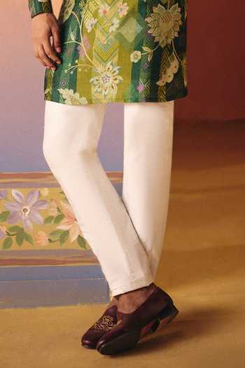 Drishti & Zahabia Green Silk, Dupion, Cotton Seher Floral Print Kurta Set Online at Aza Fashions Drishti & Zahabia_Green Silk, Dupion, Cotton Seher Floral Print Kurta Set _Online_at_Aza_Fashions