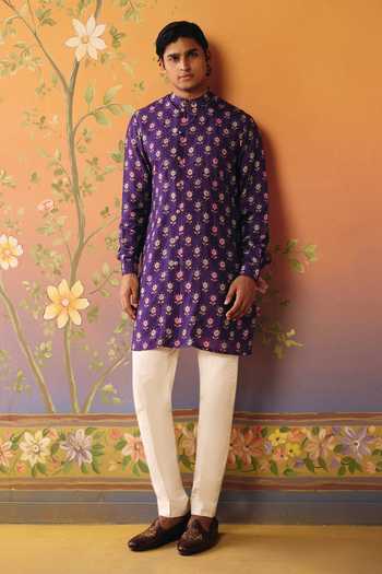 Drishti & Zahabia Saanjh Printed Kurta Set 