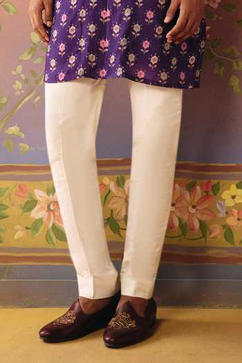 Drishti & Zahabia Purple Silk, Dupion, Cotton Saanjh Printed Kurta Set Online at Aza Fashions Drishti & Zahabia_Purple Silk, Dupion, Cotton Saanjh Printed Kurta Set _Online_at_Aza_Fashions