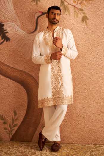 Arihant Rai Sinha Placket Embroidered Kurta Set 