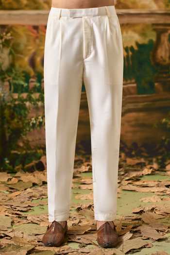 Buy Arihant Rai Sinha Cream Silk, Brocade Geometric Pattern Nehru Jacket Set Online at Aza Fashions Buy_Arihant Rai Sinha_Cream Silk, Brocade Geometric Pattern Nehru Jacket Set _Online_at_Aza_Fashions