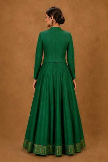 Nidhi Kejriwal Anarkali With Embroidered Cropped Jacket