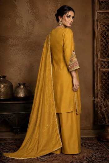 Nidhi Kejriwal Embroidered Straight Kurta Palazzo Set