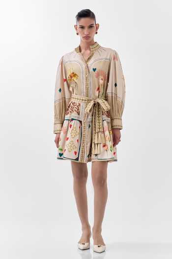 NOIB Celia Postcards & Petals Mini Dress 
