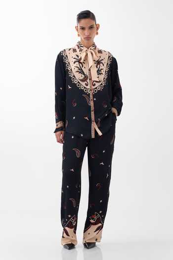 NOIB Iris Nocturnal Jungle Print Shirt 