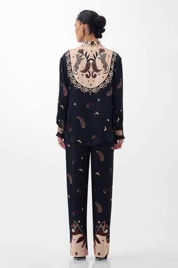 NOIB Thais Nocturnal Jungle Print Pant 