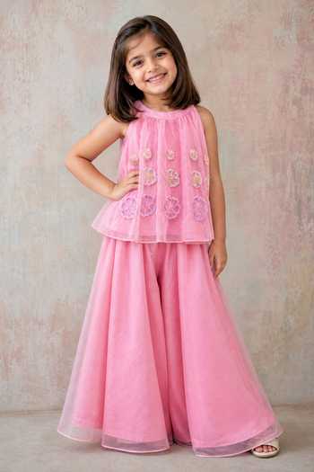 Label Neeti Embroidered Tunic & Palazzo