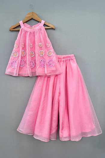 Label Neeti Embroidered Tunic & Palazzo 