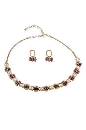 Cao Jewellery Flora Suite Necklace & Earrings Set 