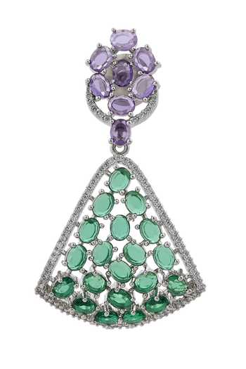 Buy Cao Jewellery Multi Color Crystal Prism Choker Set Online at Aza Fashions Buy_Cao Jewellery_Multi Color Crystal Prism Choker Set _Online_at_Aza_Fashions