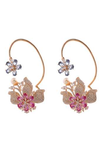 Cao Jewellery Flora Ear Wrap Brass 