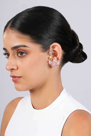 Cao Jewellery Flora Ear Wrap Brass 