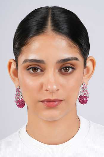 Cao Jewellery Stone Embellished Earrings 