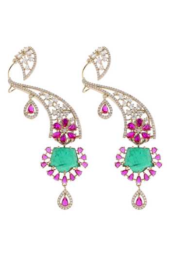 Cao Jewellery Embellished Ear Cuffs 