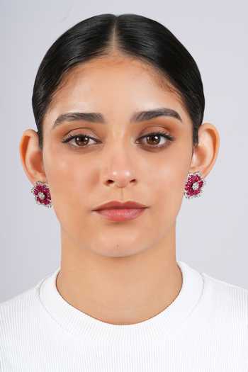 Cao Jewellery Stone Embellished Earrings 