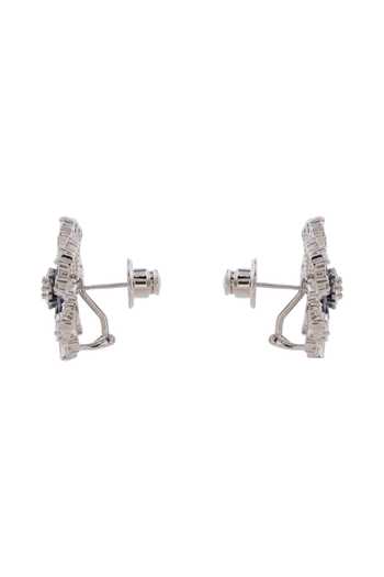 Cao Jewellery Blue Bloom Stud Earrings Online at Aza Fashions Cao Jewellery_Blue Bloom Stud Earrings _Online_at_Aza_Fashions