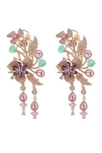 Cao Jewellery Long Foresta Drop Earrings 