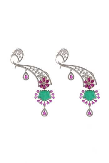 Cao Jewellery Embellished Pair of Ear Cuffs 